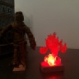 SMH Wicker Giant and Fire Elemental (Lit)
